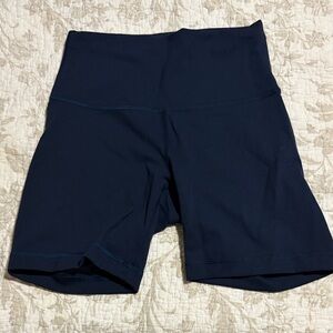 lululemon athletica Navy High-Rise Bike Shorts